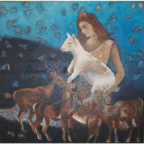 31 Artemis Geyikler 60x60